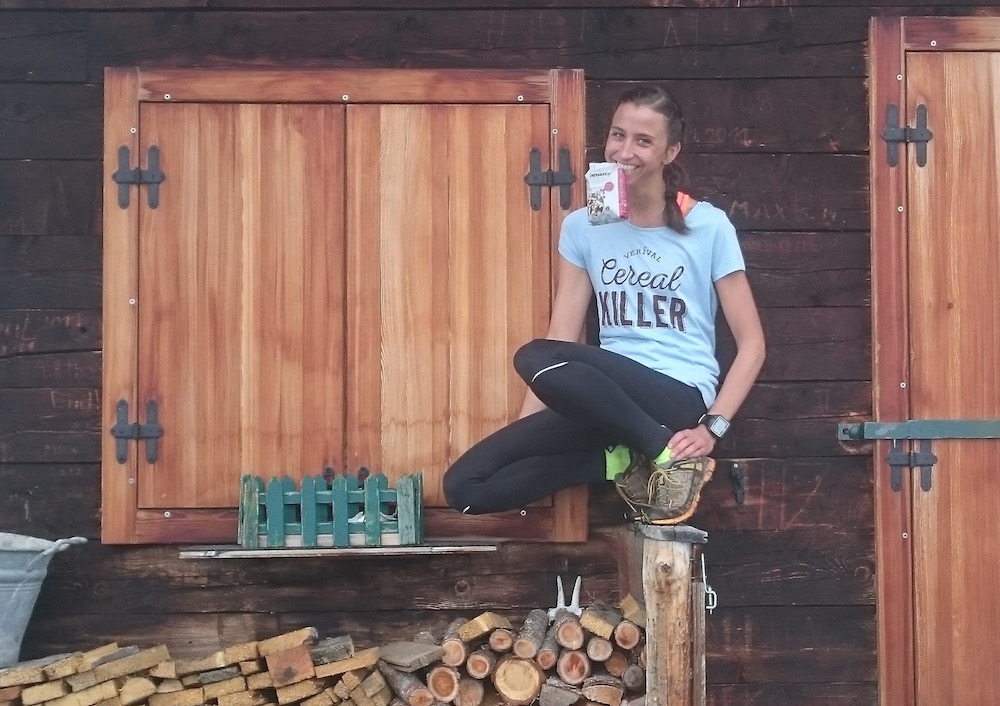 Katharina is nuts about running – and nuts