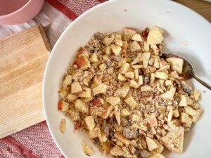 Rezept Porridge Apfelschnecken Apfel-Nuss-Porridge-Mischung