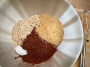 Rezept nussige Porridge Brownies Zutaten