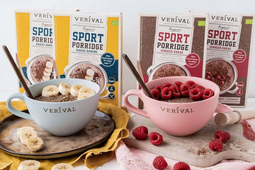 Unsere gesunden Sport Porridges - ideal zum Abnehmen