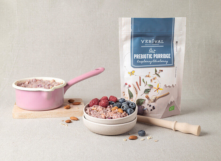 Präbiotisches Porridge mit Ballaststoffen