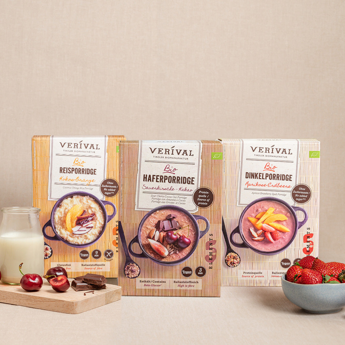 Achetez les porridges Verival édition spéciale