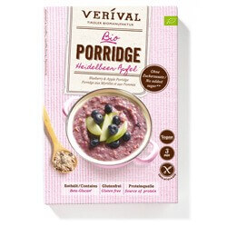 Porridge aux <br>myrtilles et pommes