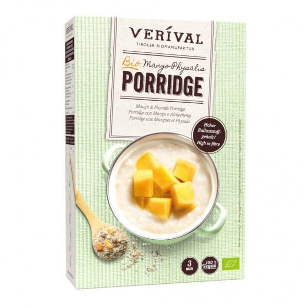 Verival Mango-Physalis Porridge