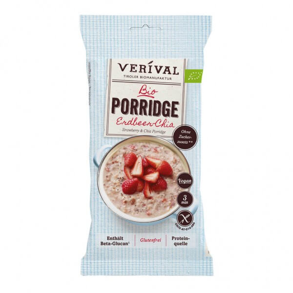 Verival Strawberry-Chia Porridge 45g