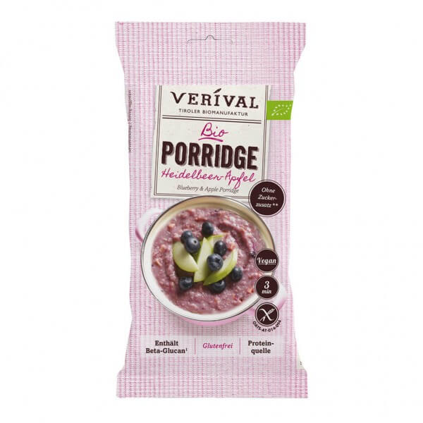 Heidelbeer-Apfel Porridge 45g