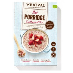 Porridge aux<br> fraises et chia